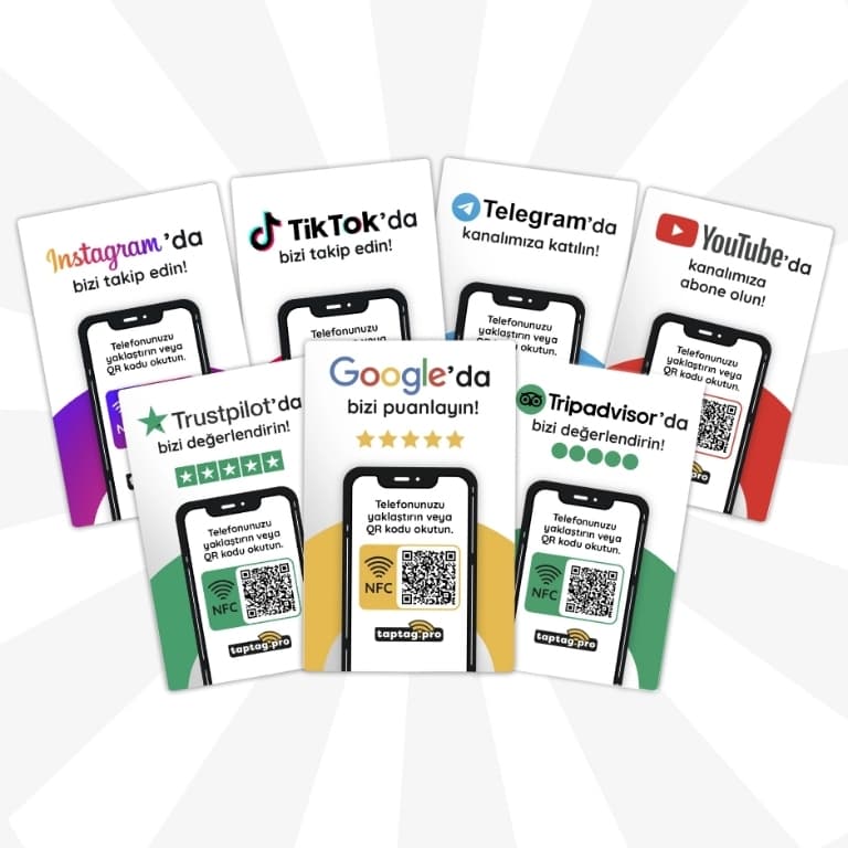 İstediğin 3 Kartı Seç! Taptag Pro Avantajlı Paket